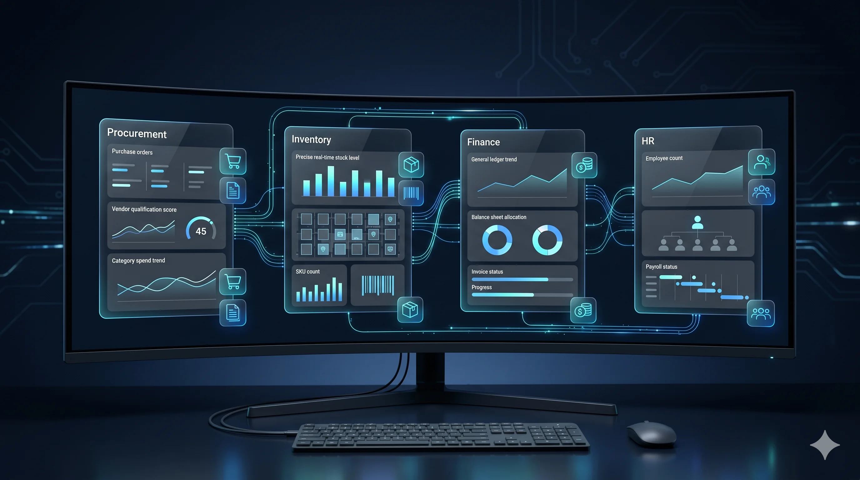 ERP Software Development: When to Build Custom vs Buy Off-the-Shelf blog visual